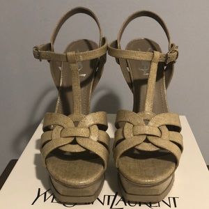 Yves Saint Laurent tribute sandal, Size 39.5